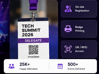 Tech Summit 2026 Delegate Badge & On-site Event Solutions
